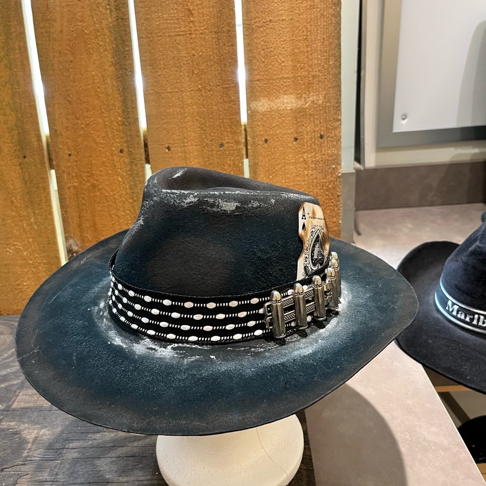 Custom Vintage Cowboy Fedora - Picture 3 of 5